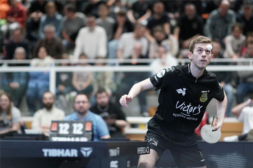 Talentierter Linkshänder: Cedric Meissner (1. FC Saarbrücken Tischtennis)