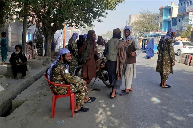 Taliban-Kämpfer in der nordafghanischen Stadt Kundus 
