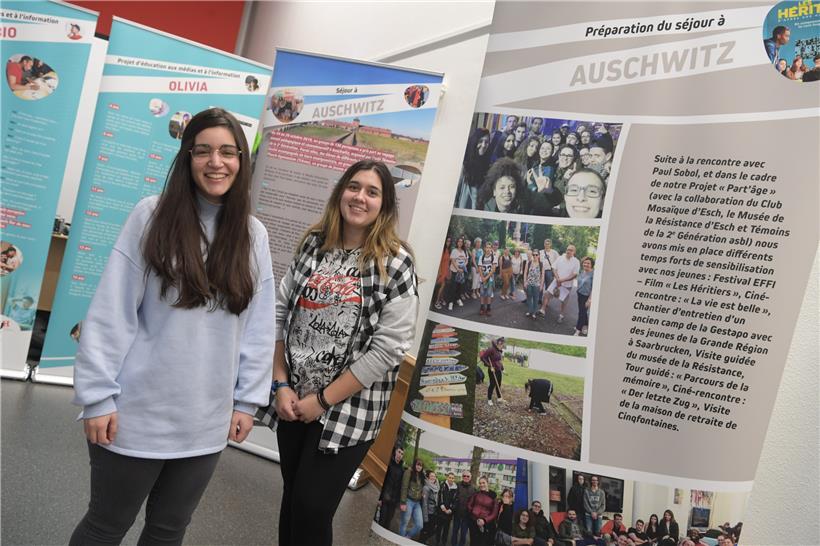 Tania Teles (l., 22) und Leah Gonçalves (18) waren Teil des Projekts „Si on en parlait?“, das im letzten Jahr den „Prix Oppenheimer“ erhalten hat
