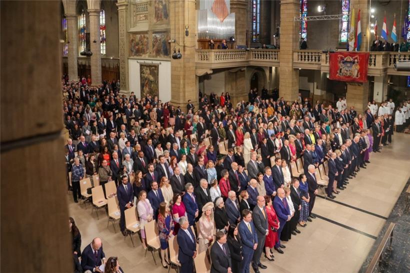 Te Deum in der Kathedrale am Sonntag