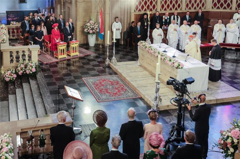 Te Deum in der Kathedrale am Sonntag