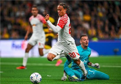 Technisch stark, ruhig am Ball und torgefährlich: Xavi Simons von RB Leipzig 
