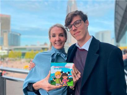 Tessy Antony de Nassau mit ihrem Sohn Prinz Gabriel von Luxemburg
