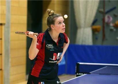 Tessy Gonderinger war mit zwei Siegen im vorderen Paarkreuz maßgeblich am Erfolg des Pokalsiegers gegen Oetringen/Waldbredimus beteiligt
