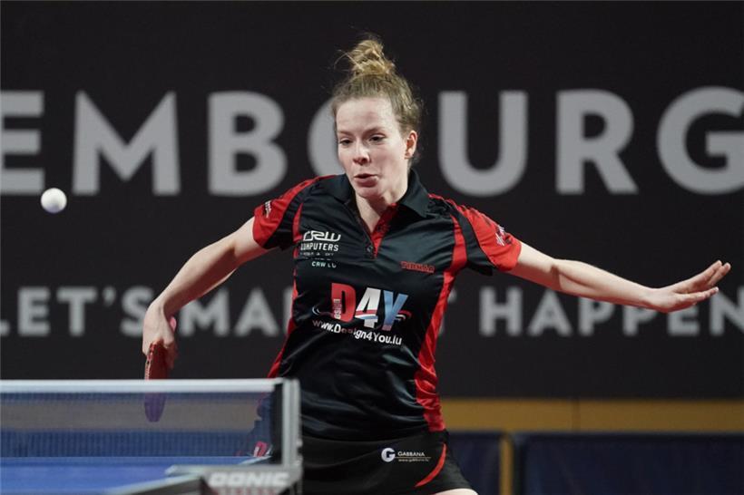 Tessy Gonderinger weiß, wie sie Sarah De Nutte schlagen kann
