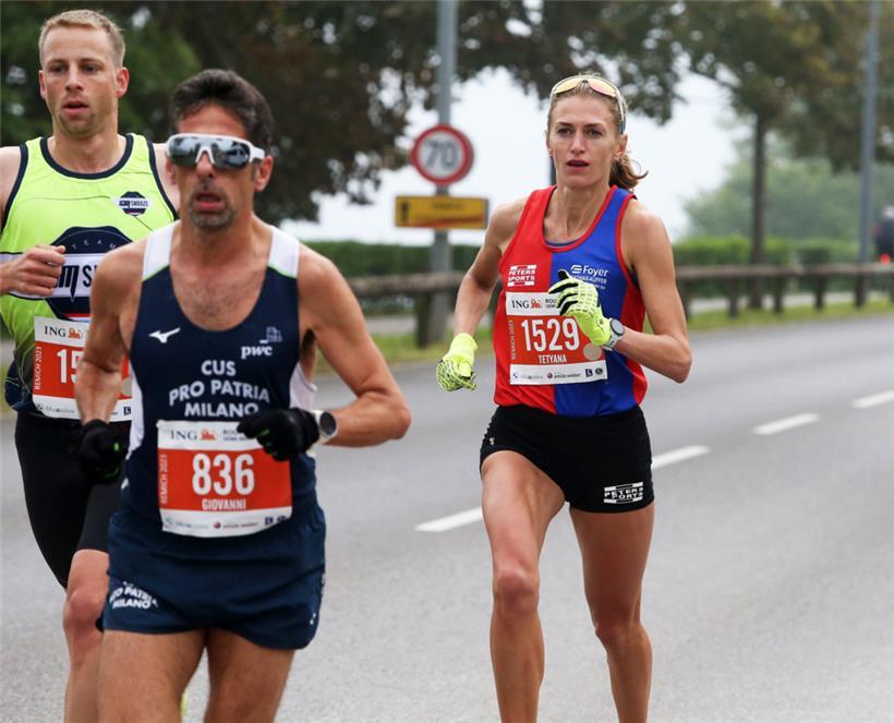 Tetyana Vernygor kürte sich über die Halbmarathon-Distanz zur Verbandsmeisterin