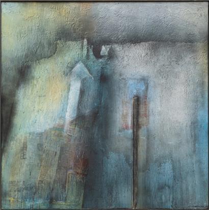 The estate, 2001, 164×164 cm
