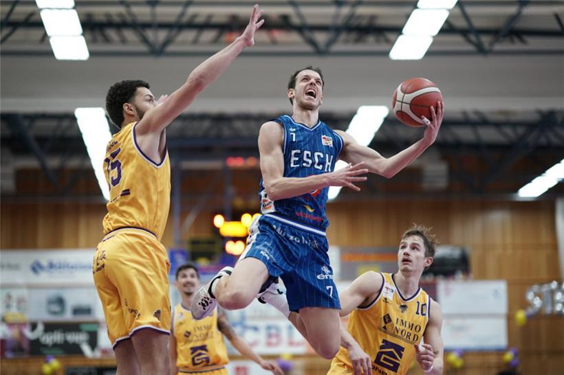 Thomas Grün stand in dieser Saison erstmals überhaupt in der höchsten luxemburgischen Liga auf dem Parkett
