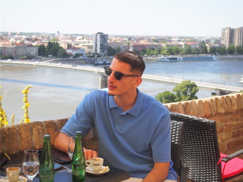 Tiefenentspannt und gut gelaunt erschien Seid Korac zum Interviewtermin 
