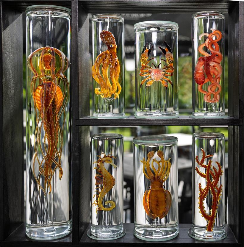 „Le verre dans tous ses éclats“ wartet mit facettenreicher Glaskunst auf Tierische Arbeiten aus Glas von William Geffroy