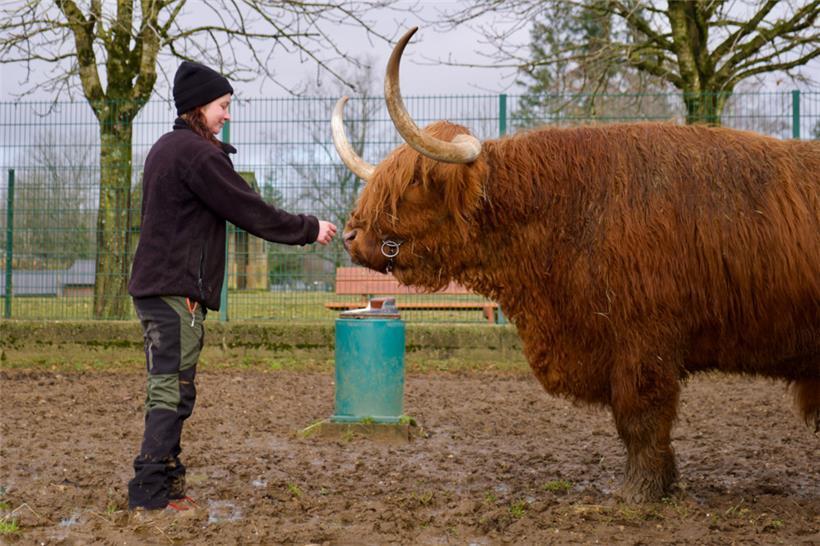 Tierpflegerin Lena hat ihren Traumjob gefunden
