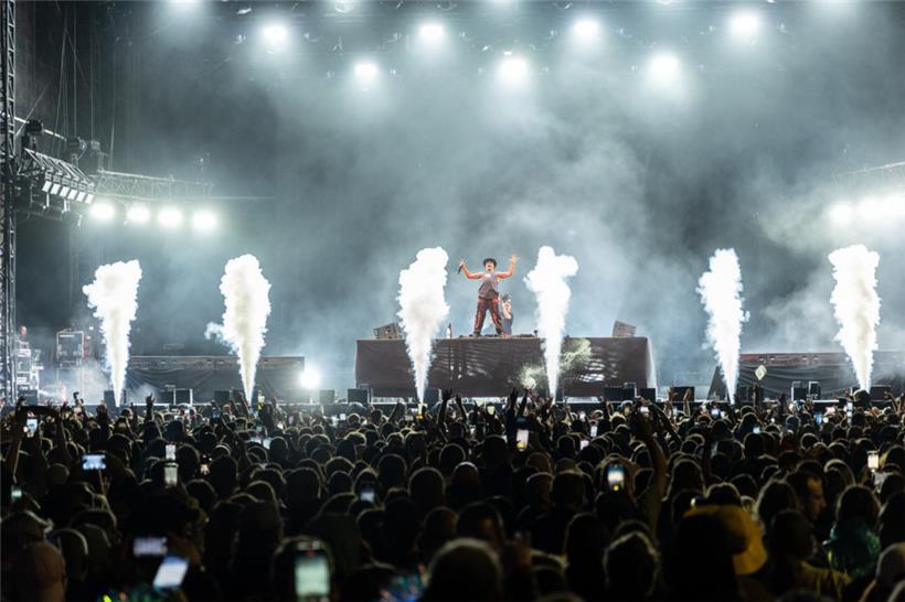 Timmy Trumpet war einer der Acts, die am Wochenende für gute Stimmung sorgten – und Lärm
