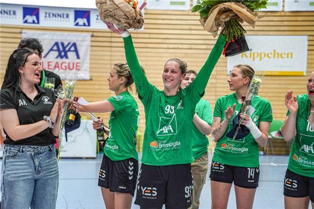 Tina Welter hatte nach dem Meistertitel mit Käerjeng ihre Karriere eigentlich schon beendet 
