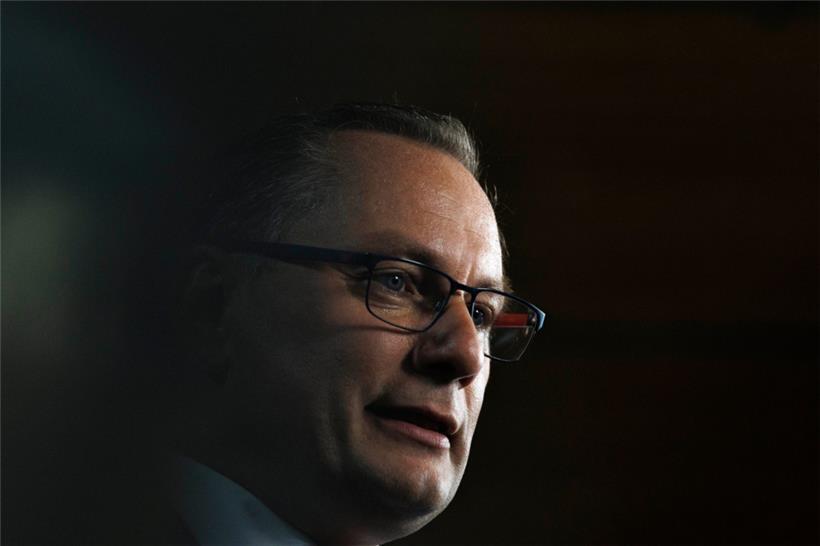 Tino Chrupalla, AfD-Bundesvorsitzender und Fraktionsvorsitzender der AfD, liegt derzeit im Krankenhaus
