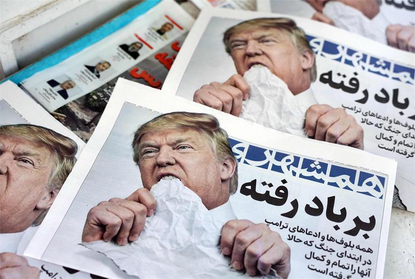 Titelseite der iranischen Tageszeitung „Hamshahri“