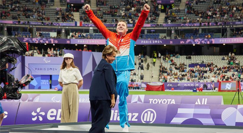 Tom Habscheid holte bei den Paralympics die Bronzemedaille
