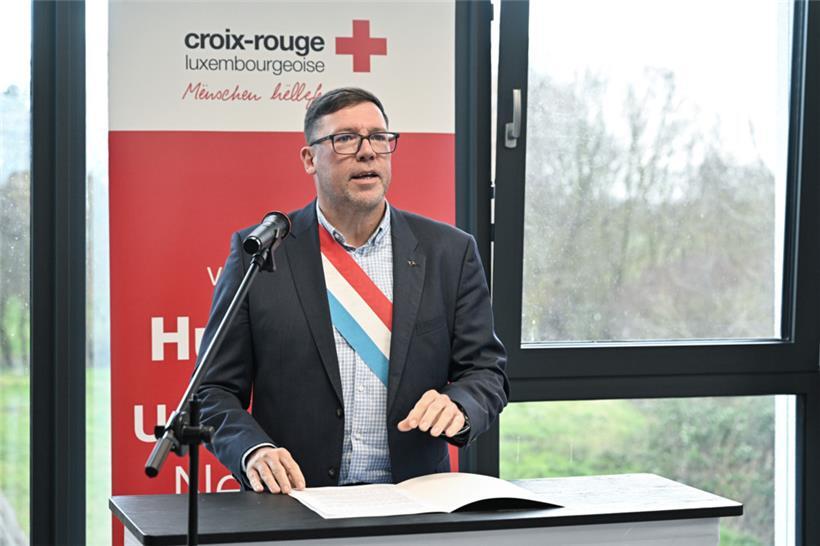 Tom Jungen (LSAP), Bürgermeister der Gemeinde Roeser, merkte an, dass sich Liwin...