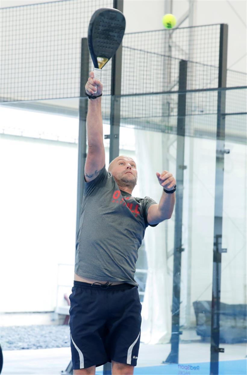 Tom Maquel gehört zu den besten Luxemburger Padel-Spielern
