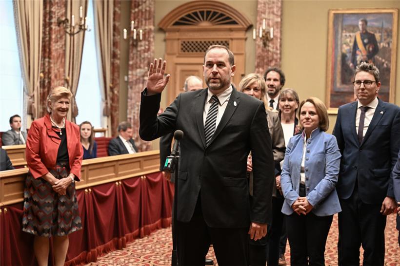 Tom Weidig bei seiner Vereidigung in der Chamber
