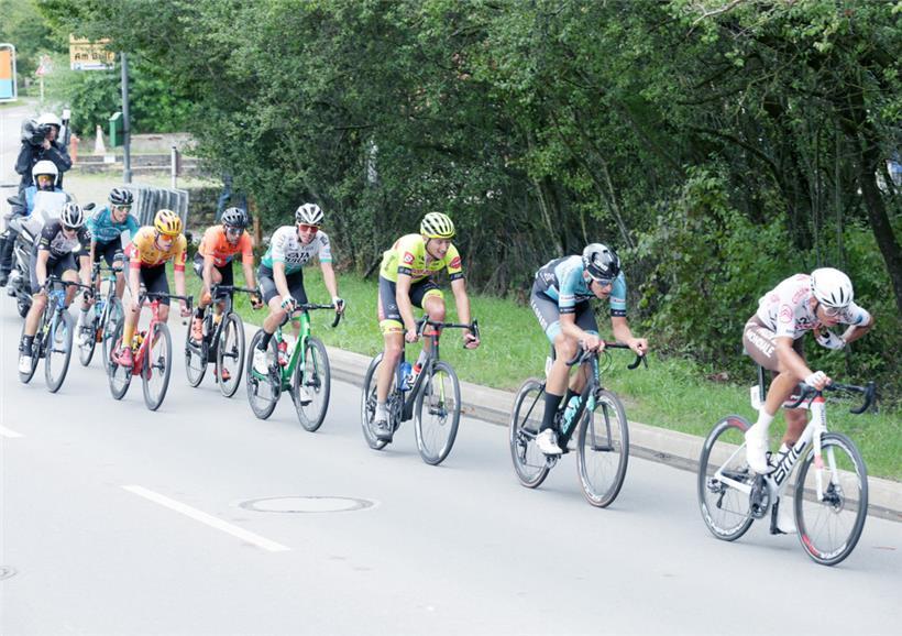 Tom Wirtgen verbrachte die 2. Etappe in einer achtköpfigen Spitzengruppe
