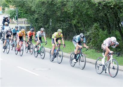 Tom Wirtgen verbrachte die 2. Etappe in einer achtköpfigen Spitzengruppe
