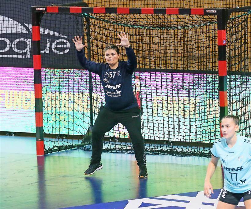 Torhüterin Laure Flener zeigte einige sehenswerte Paraden
