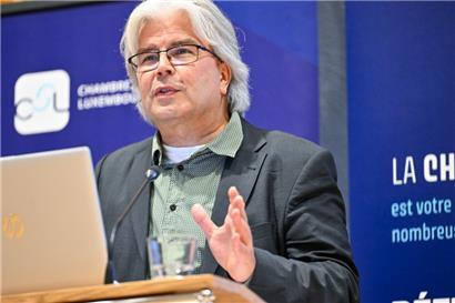 Torsten Müller war am Donnerstagabend zu Gast bei einer Konferenz der Arbeitnehmerkammer
