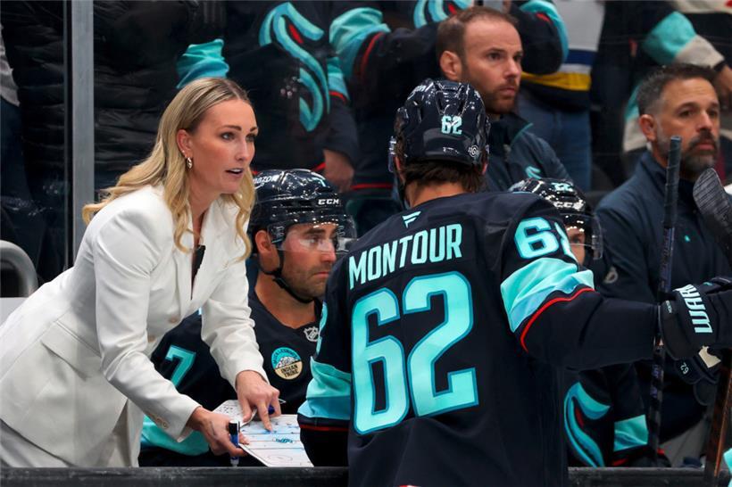 Trainiert die Seattle Kraken in der NHL: Jessica Campbell
