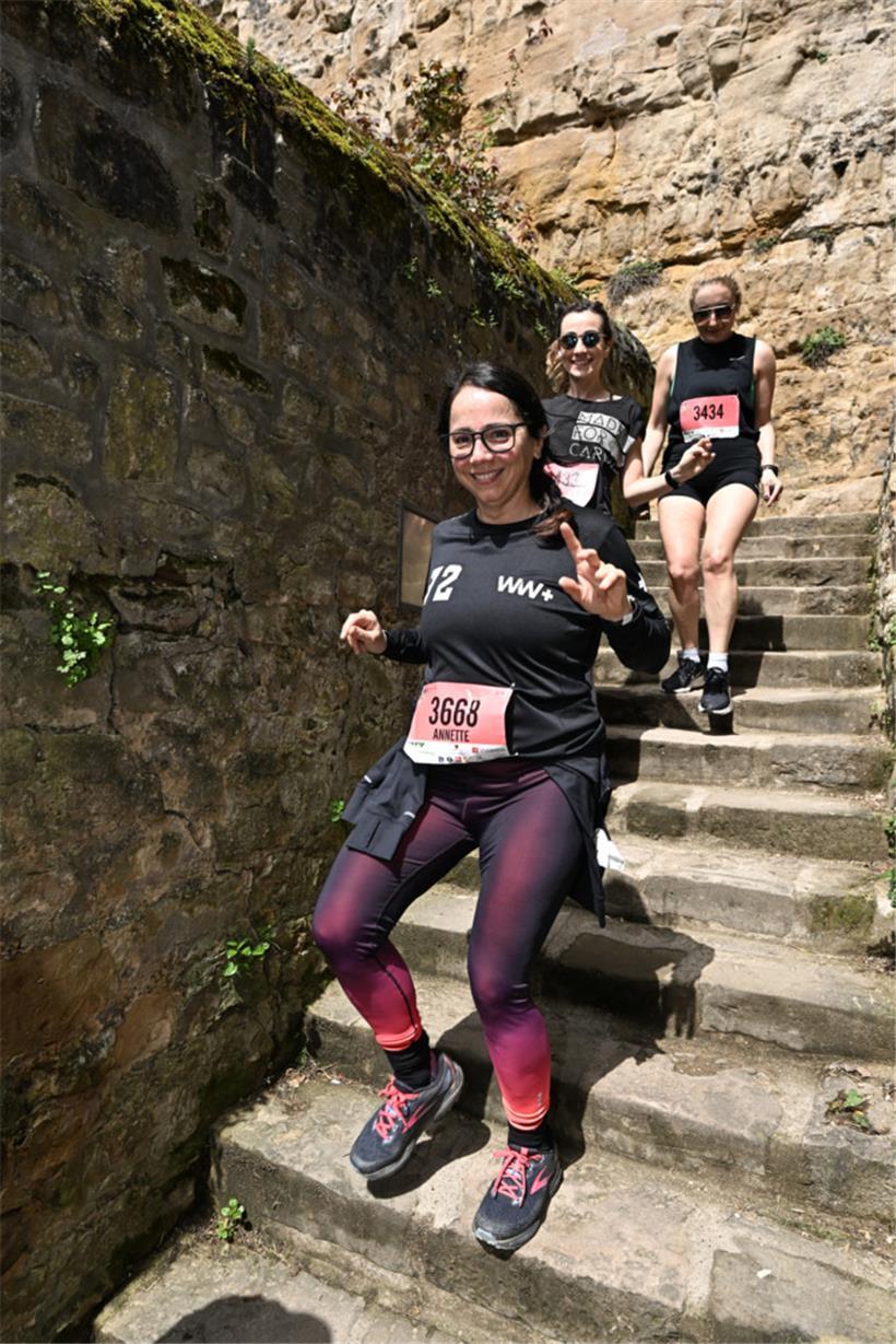 Treppen rauf und Treppen runter: Der Urban Trail hat es in sich