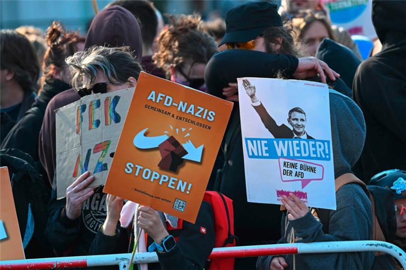 Trotz steigender Umfragewerte: Der Widerstand gegen die AfD in Deutschland ist groß
