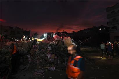 Trümmer im Rafah-Flüchtlingscamp 
