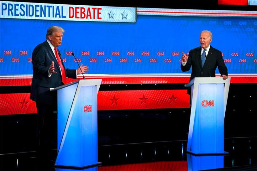 Trump und Biden bei der Debatte: Auch Tage später kämpft der US-Präsident mit den Folgen
