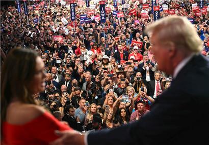 Trump vor Anhängern in Milwaukee: Den wahrhaft Abgehängten der US-Gesellschaft schenkt „The Donald“ keine Aufmerksamkeit
