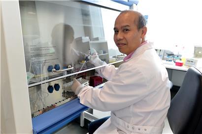 Trung Nguyen im Laboratoire national de Sante in Düdelingen. Er leitet die Abteilung Virologie und Serologie.
