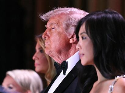 Turmp beim Gala-Dinner am Samstagabend