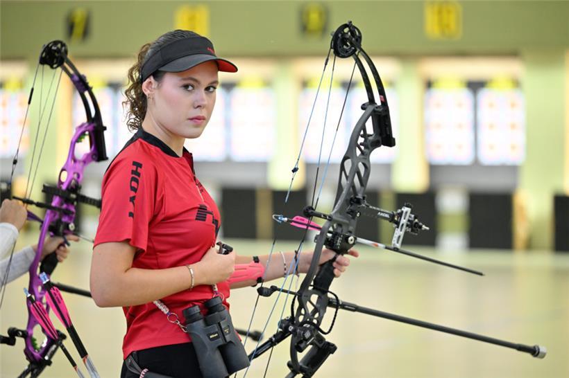 U21-Schützin Lea Tonus hat sich den Gesamtsieg bei der Indoor World Series gesichert

