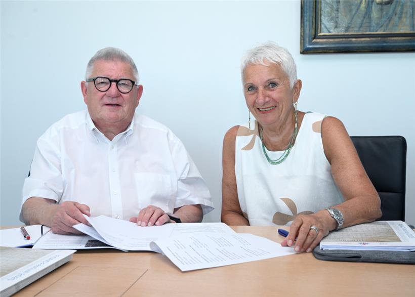 UAICL-Präsident Guy Greivelding und Festivaldirektorin Josée Faltz-Wilmes
