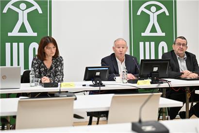 ULC-Direktorin Aline Rosenbaum, Präsident Nico Hoffmann und Generalsekretär Marcel Laschette
