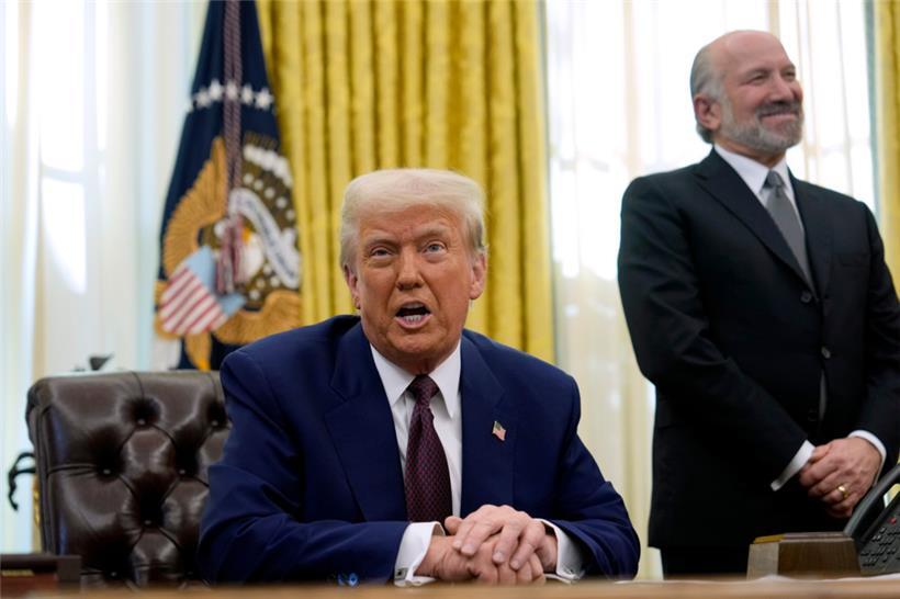 US-Präsident Donald Trump droht sowohl Verbündeten als Gegnern mit Zöllen
