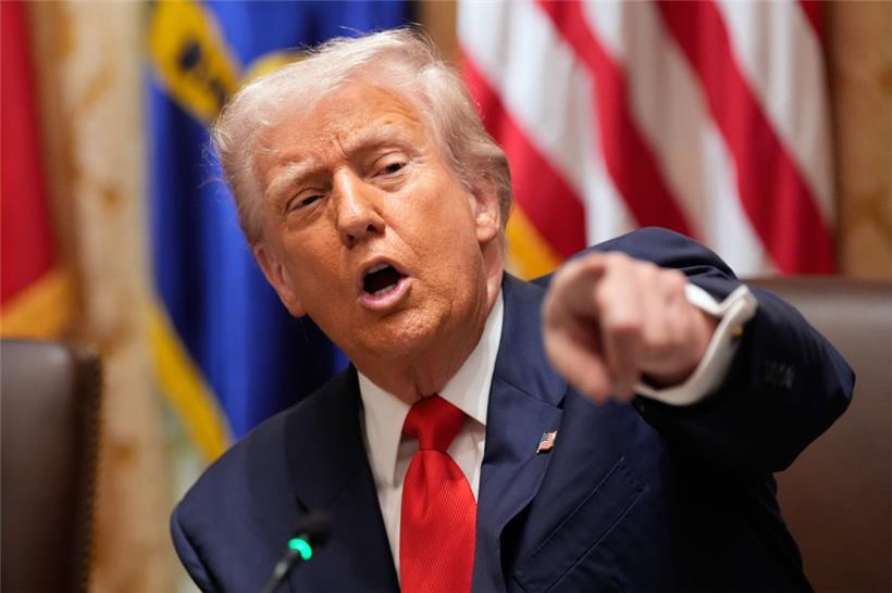 US-Präsident Donald Trump hat der islamistischen Hamas mit dem Tode gedroht
