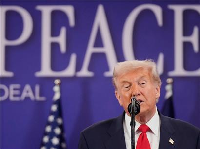 US-Präsident Donald Trump bei Unterzeichnungszeremonie am Rande des ASEAN-Gipfels in Malaysia im Oktober