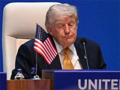 US-Präsident Donald Trump bei der Arbeitssitzung der NATO-Staats- und Regierungschefs am 8. Juli 2026 in Ankara