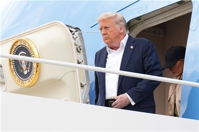 US-Präsident Donald Trump und First Lady Melania Trump 

