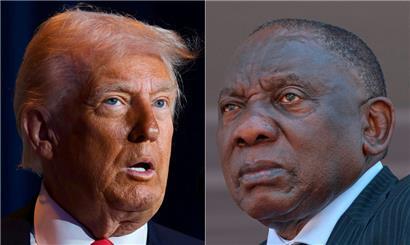 US-Präsident Donald Trump und Südafrikas Präsident Cyril Ramaphosa
