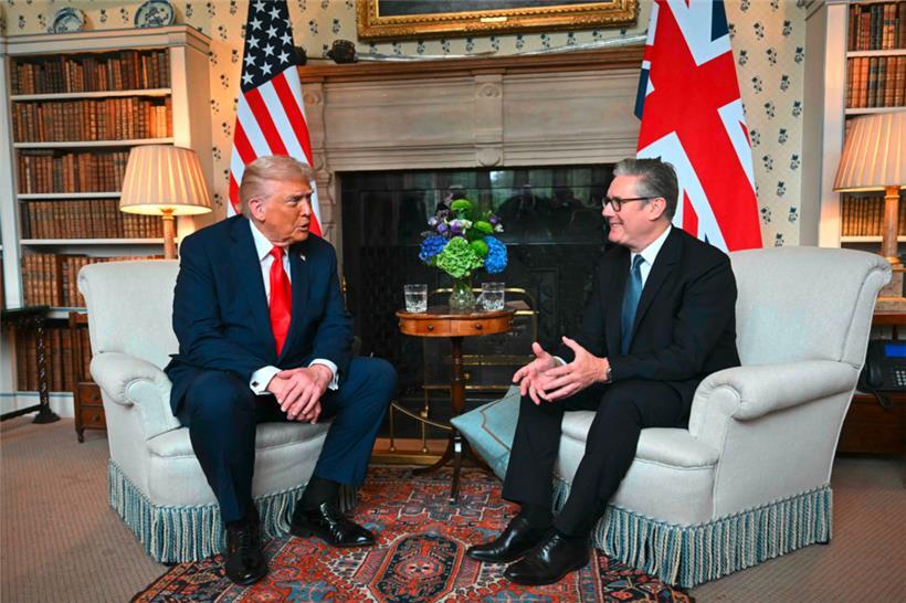 US-Präsident Donald Trump und der britische Premierminister Keir Starmer haben ein Abkommen zur Zusammenarbeit in den Bereichen Künstliche Intelligenz, Quantencomputing und Atomenergie unterzeichnet

