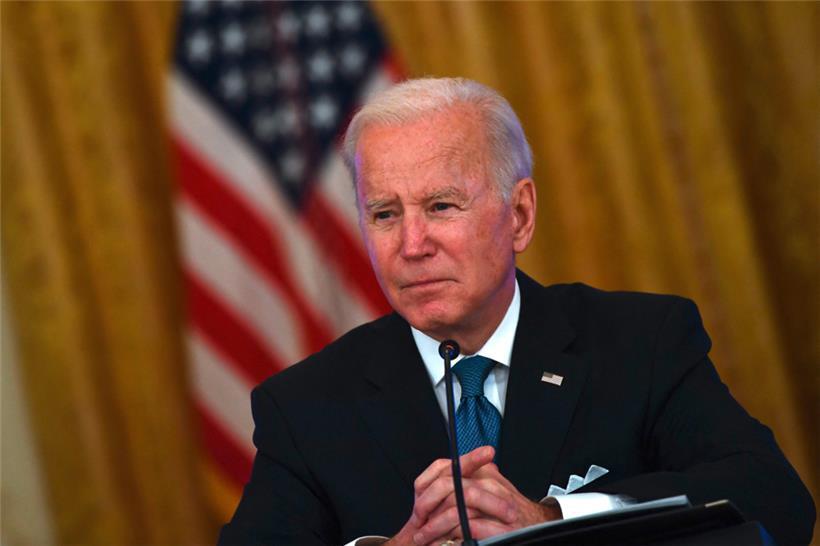 US-Präsident Joe Biden hat bei einem öffentlichen Auftritt einen Journalisten als „son of a bitch“ beleidigt
