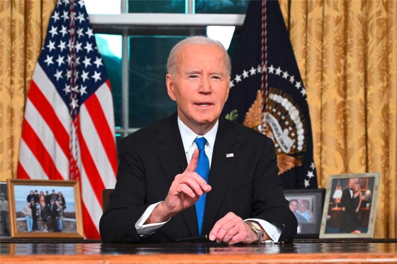 US-Präsident Joe Biden hielt seine Abschiedsrede am Mittwoch (Ortszeit) im Weißen Haus
