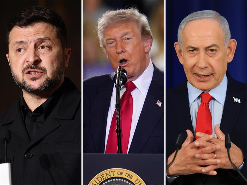 US-Präsident Trump empfing am Dienstag zunächst den ukrainischen Präsidenten Wolodymyr Selenskyj im Weißen Haus, bevor er anschließend den israelischen Ministerpräsidenten Benjamin Netanjahu empfing