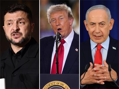US-Präsident Trump empfing am Dienstag zunächst den ukrainischen Präsidenten Wolodymyr Selenskyj im Weißen Haus, bevor er anschließend den israelischen Ministerpräsidenten Benjamin Netanjahu empfing