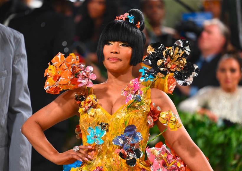 US-Rapperin Nicki Minaj bei der Met Gala in New York
